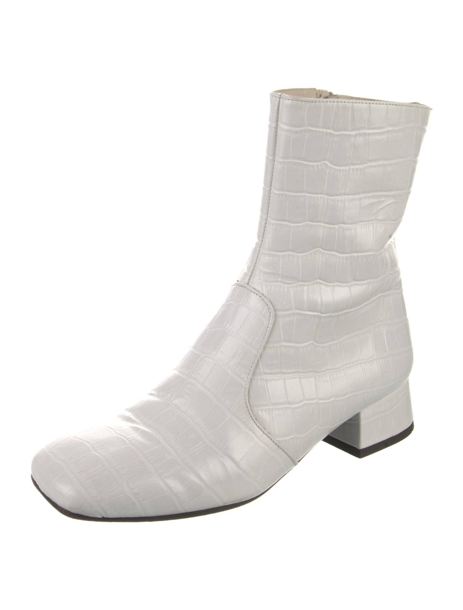 Chie Mihara Embossed Leather Boots
