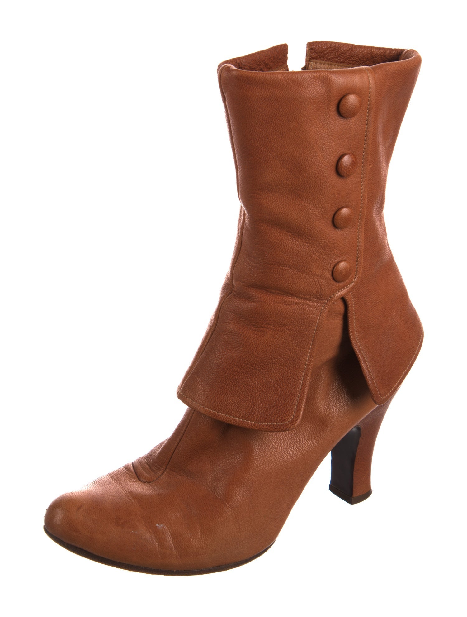 Chie Mihara Leather Moto Boots