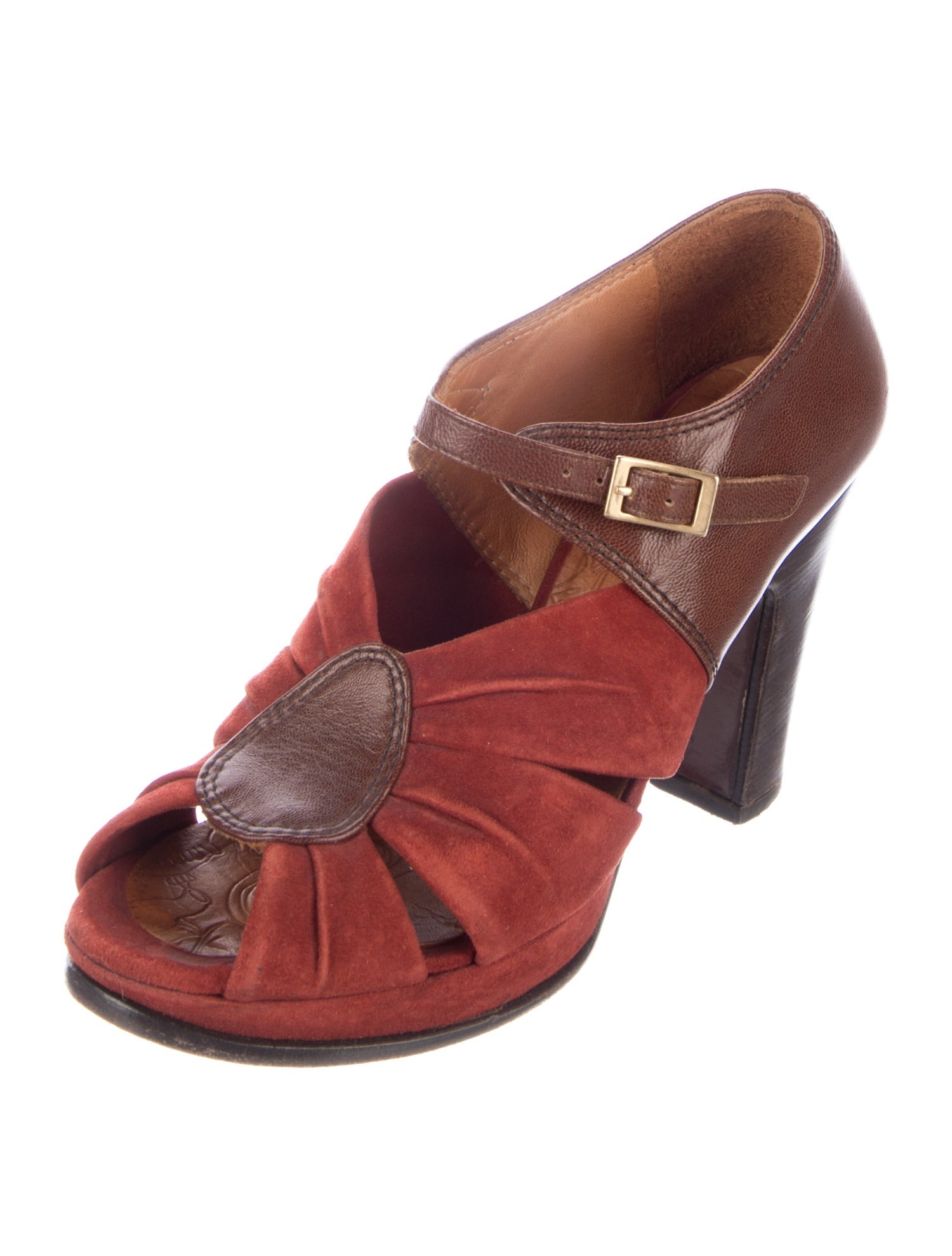 Chie Mihara Leather Sandals