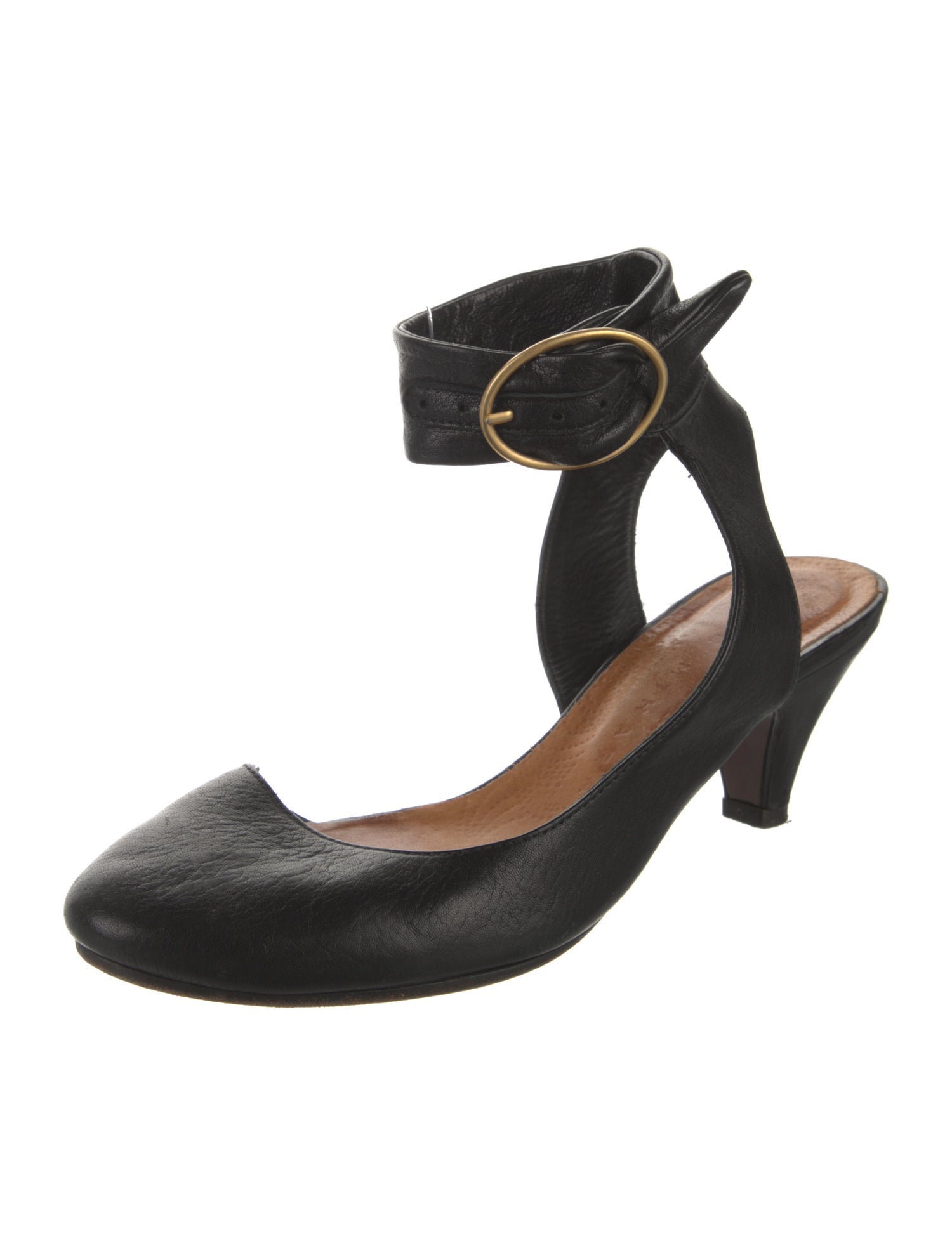 Chie Mihara Leather D'Orsay Pumps