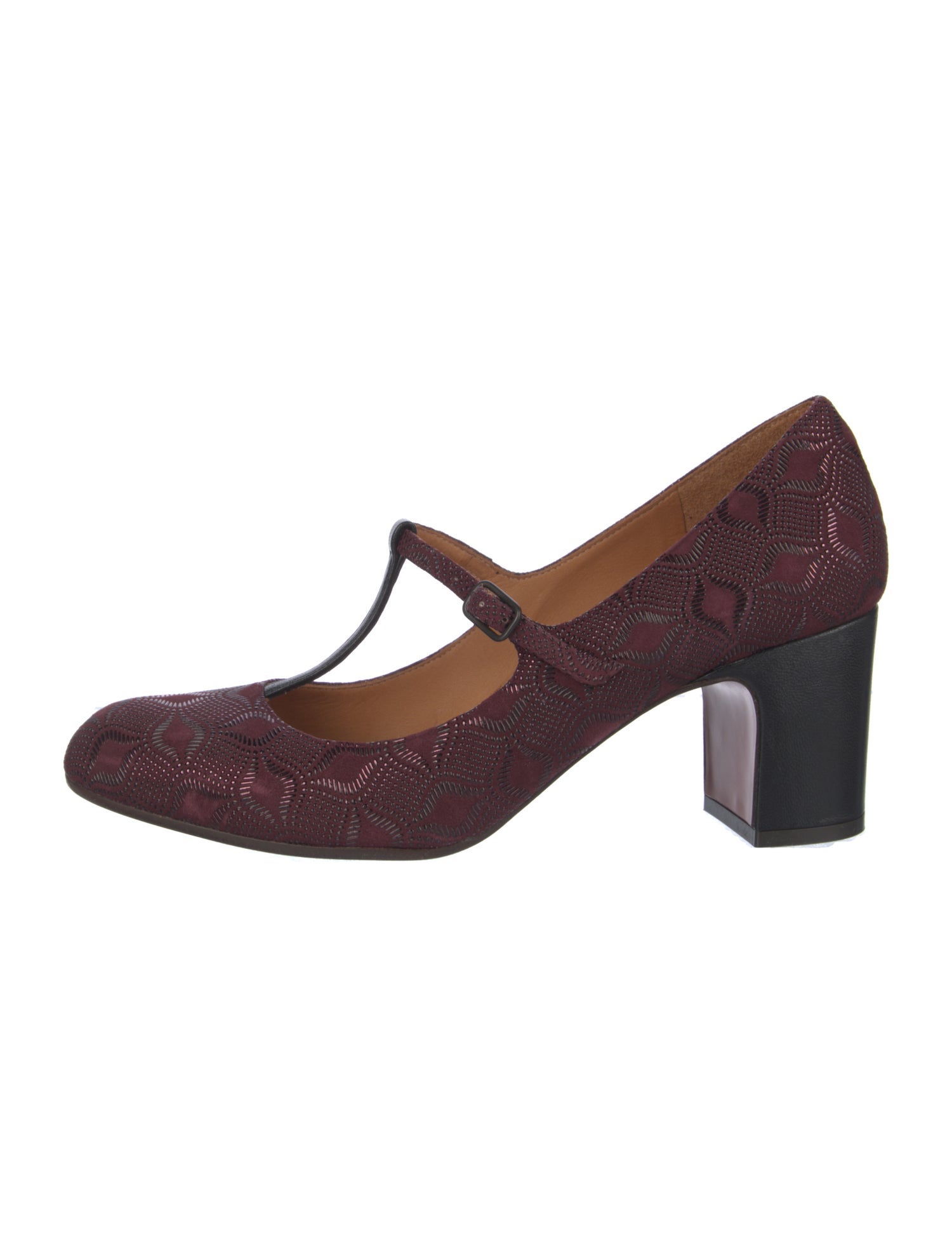 Chie Mihara Printed T-Strap Pumps