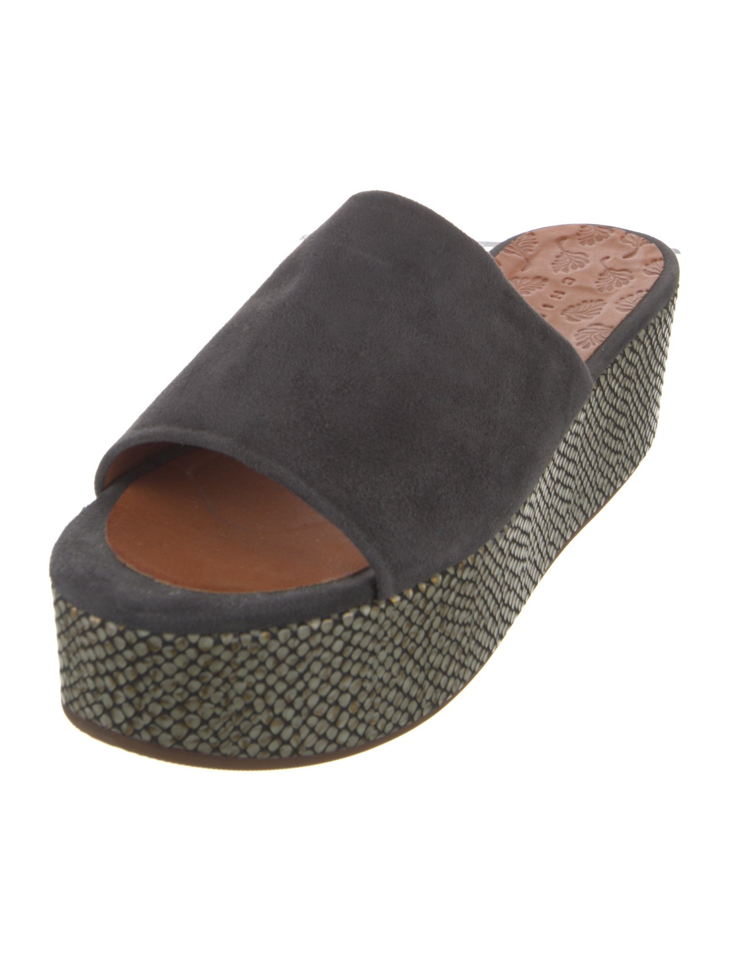Chie Mihara Suede Slides