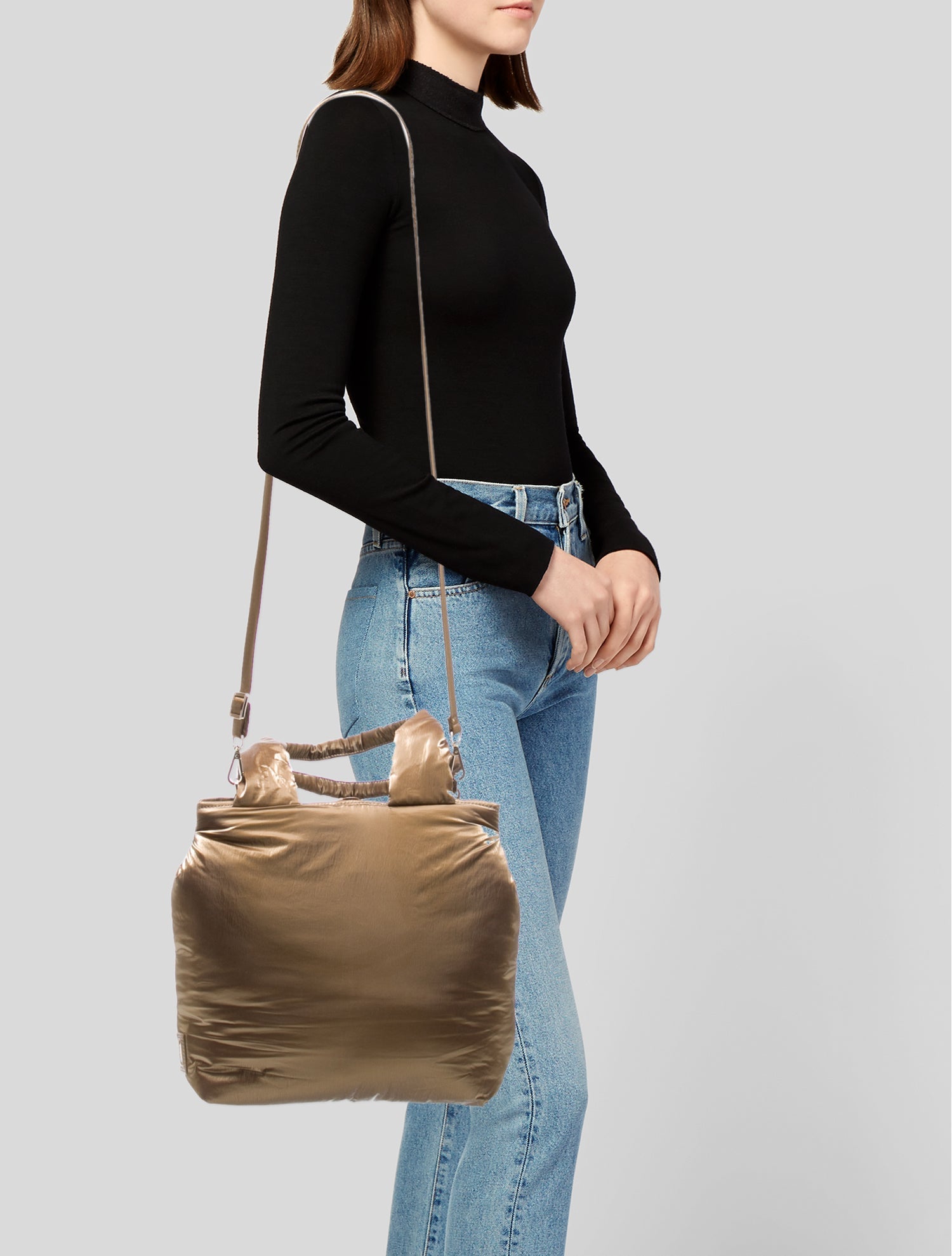 Caraa Nylon Top Handle Bag