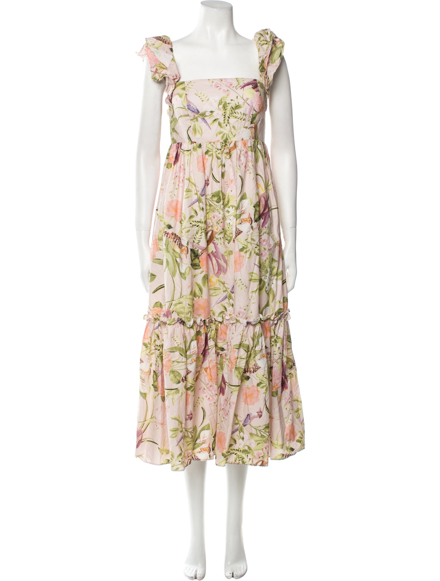 Zimmermann Floral Print Long Dress - Neutrals Dresses, Clothing ...