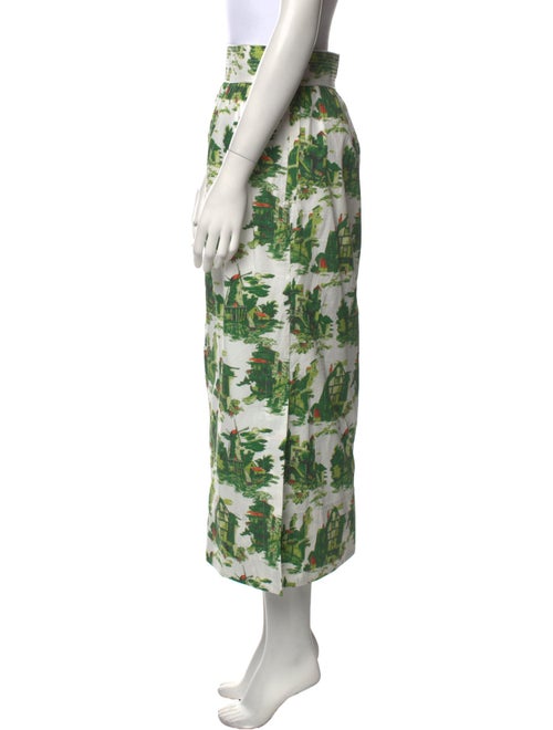 Cara Cara Floral Print Midi Length Skirt