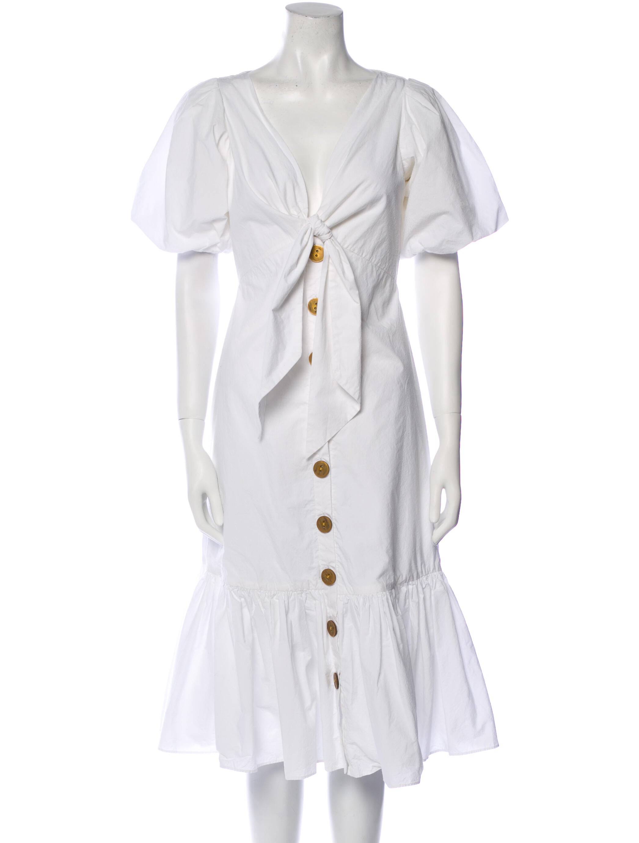 Cara Cara Plunge Neckline Midi Length Dress