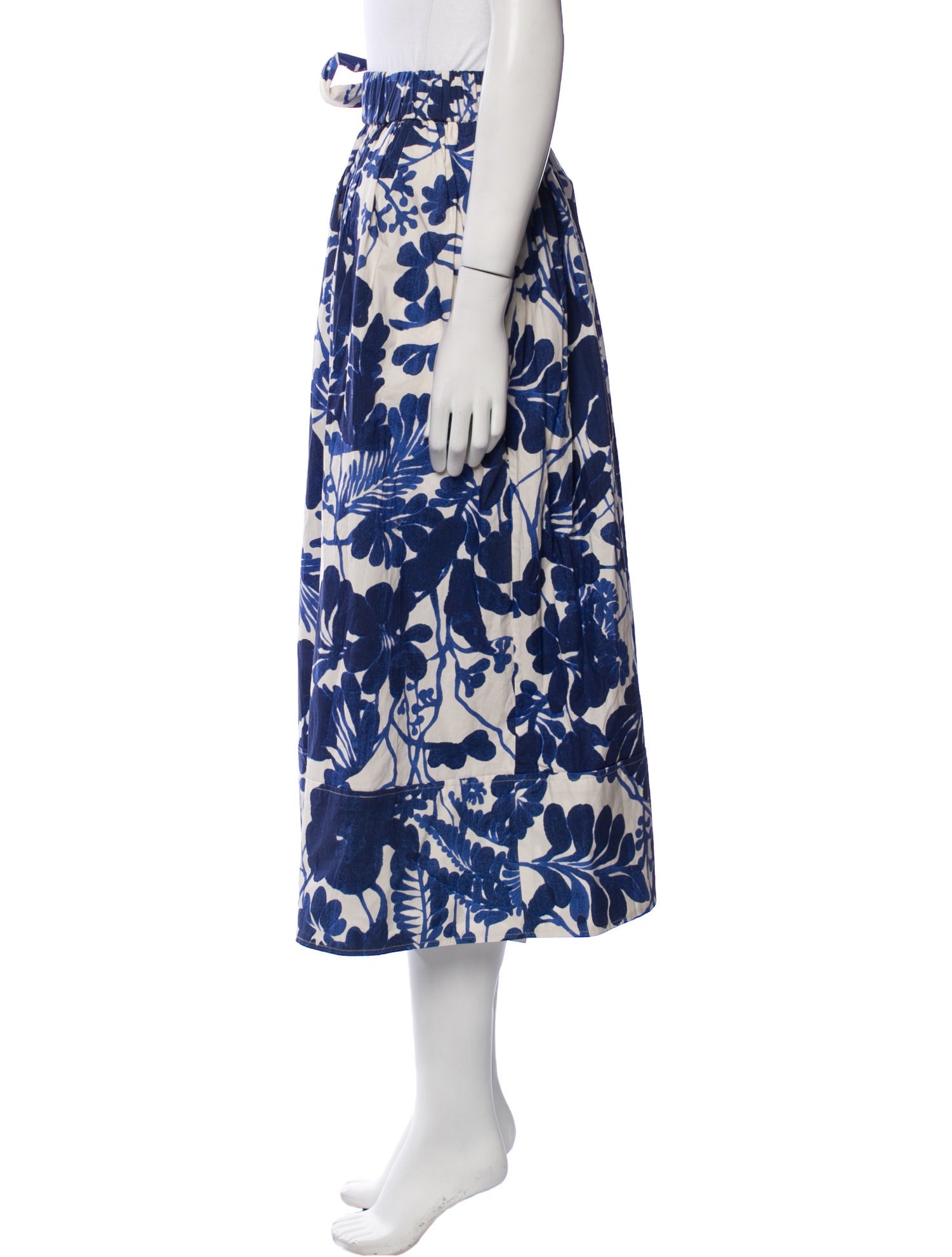 Cara Cara Floral Print Midi Length Skirt