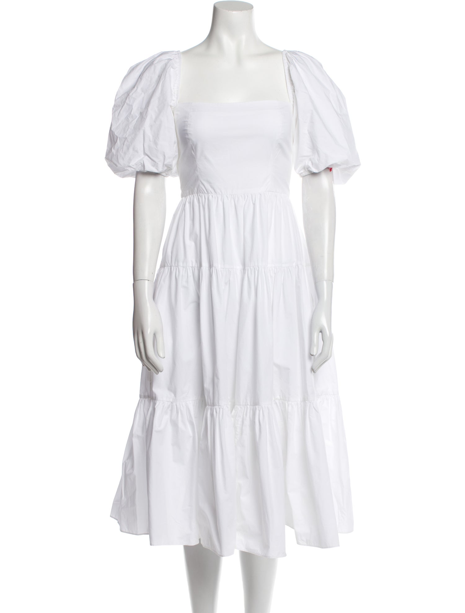 Cara Cara Square Neckline Midi Length Dress