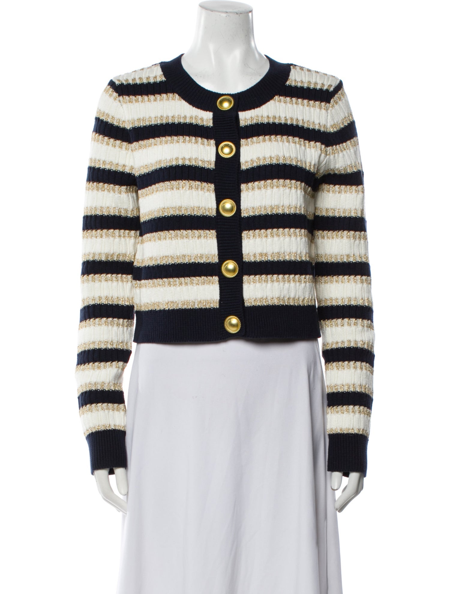 Cara Cara Striped Scoop Neck Sweater