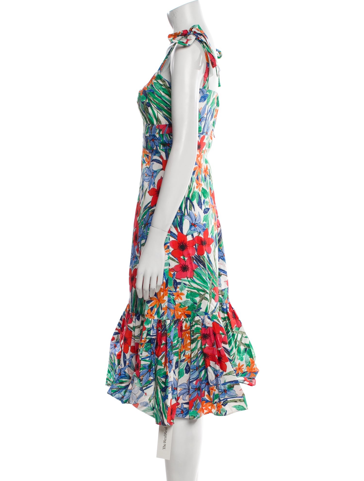Cara Cara Floral Print Midi Length Dress