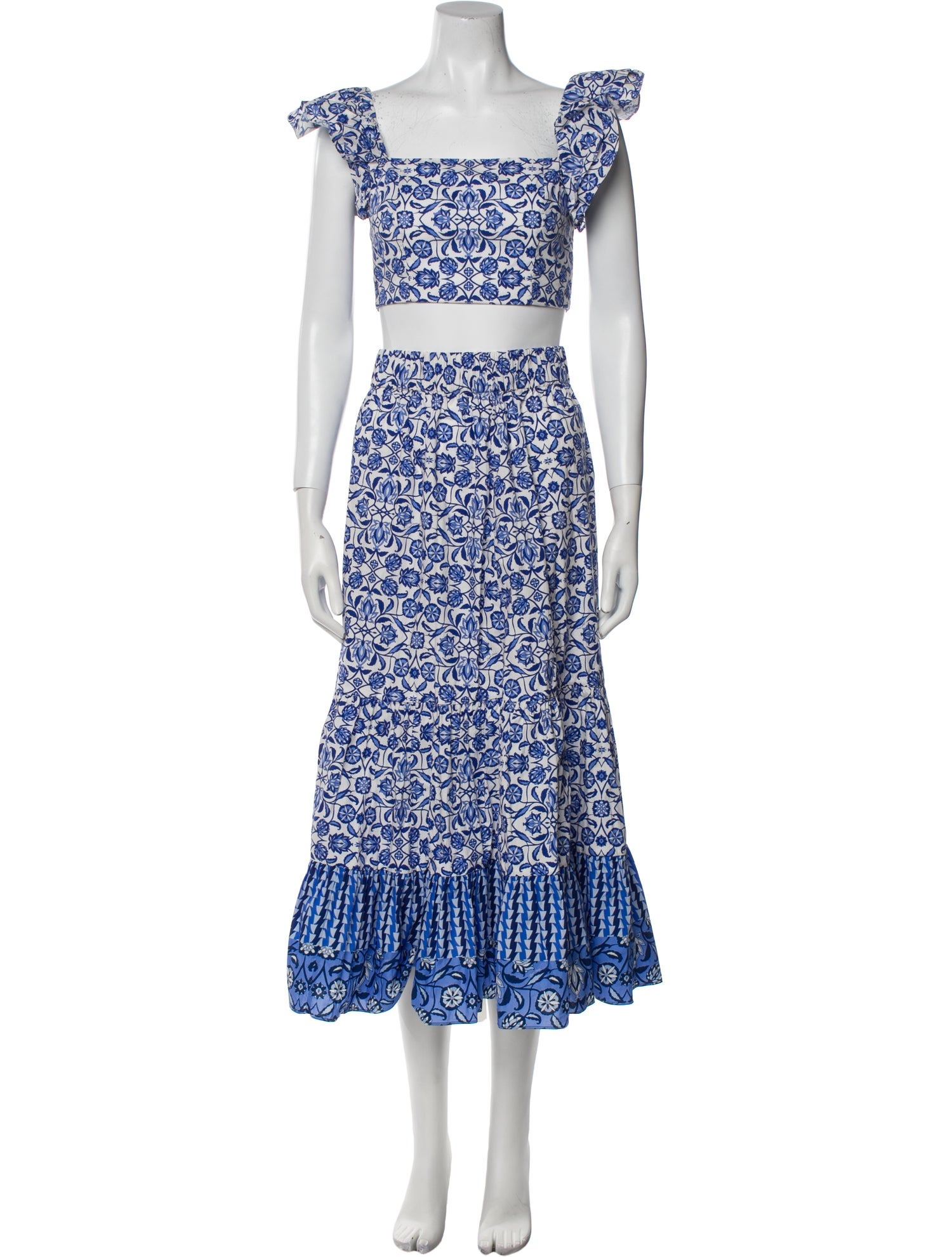 Cara Cara Printed Skirt Set w/ Tags