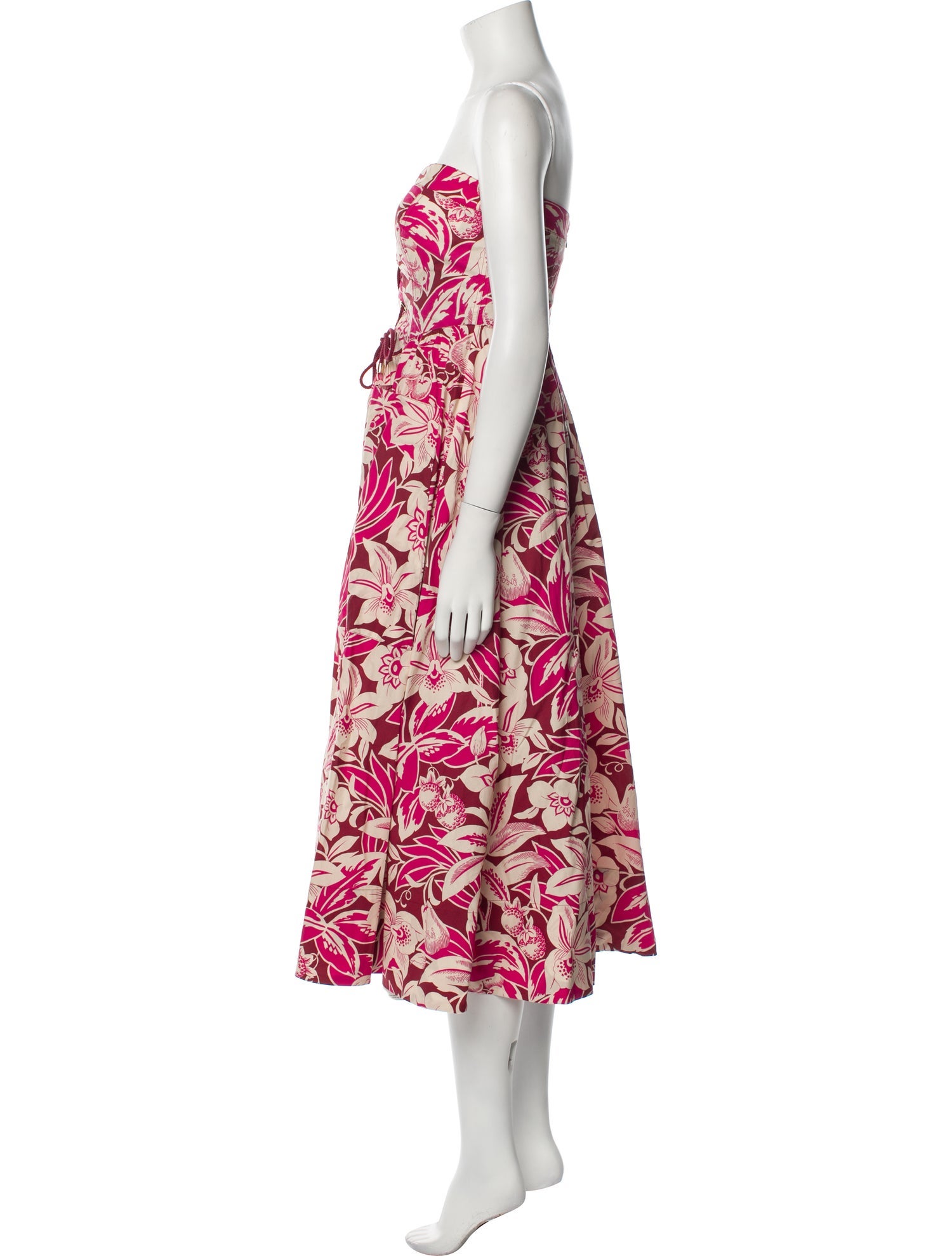 Cara Cara Floral Print Midi Length Dress w/ Tags