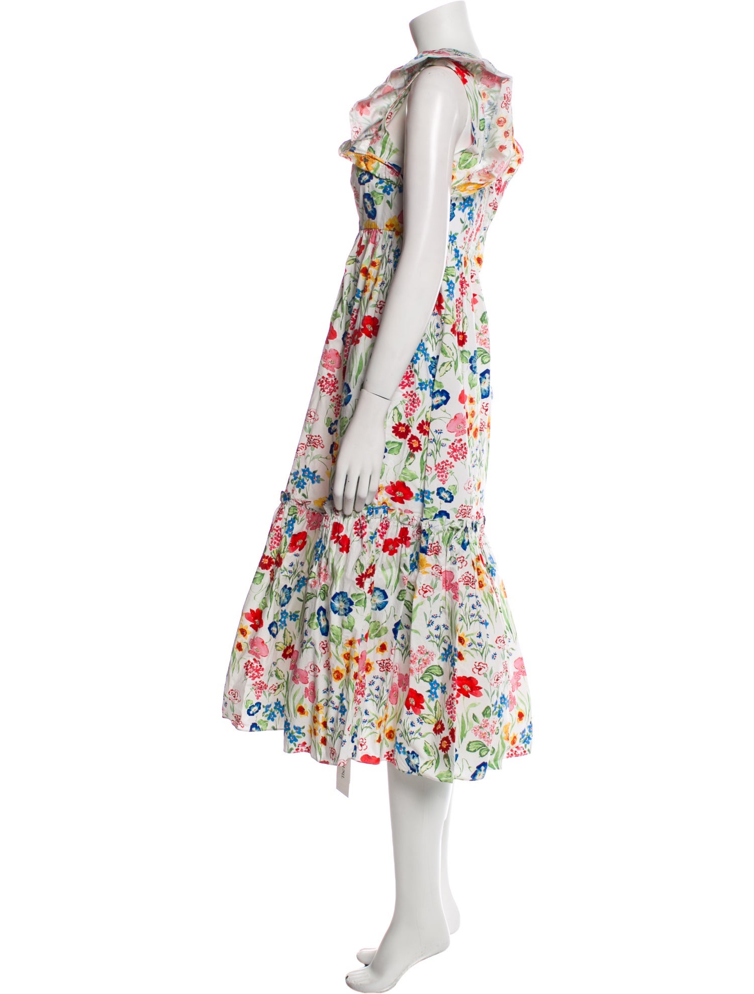 Cara Cara Floral Print Midi Length Dress