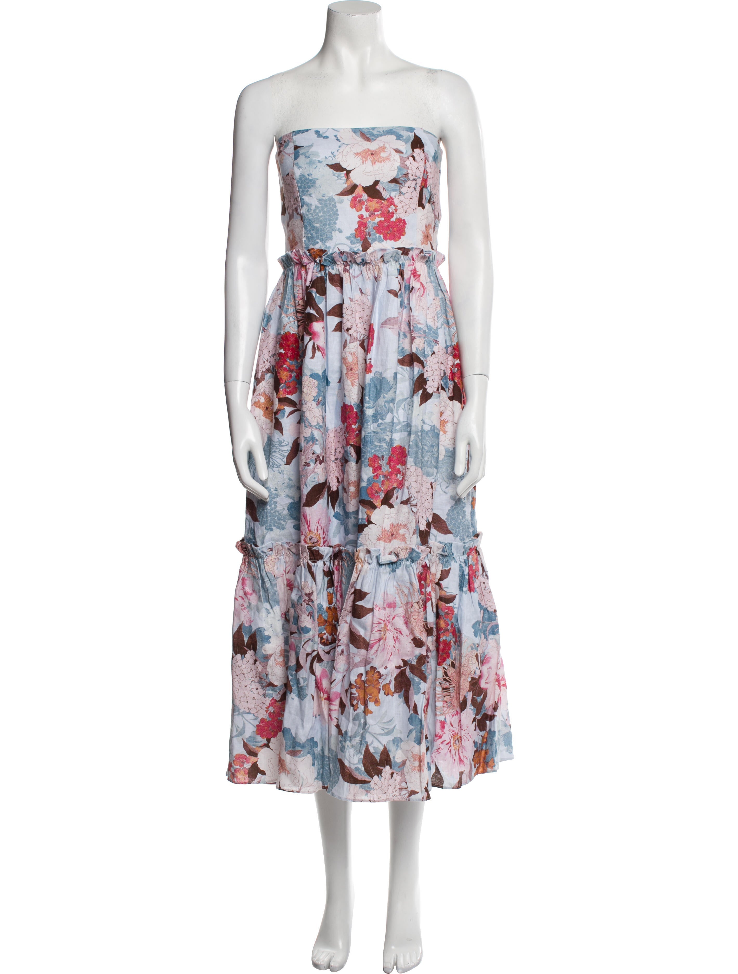 Cara Cara Linen Midi Length Dress w/ Tags