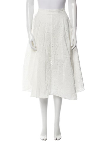 Cara Skirts Lace Pattern Midi Length Skirt US 6 | M