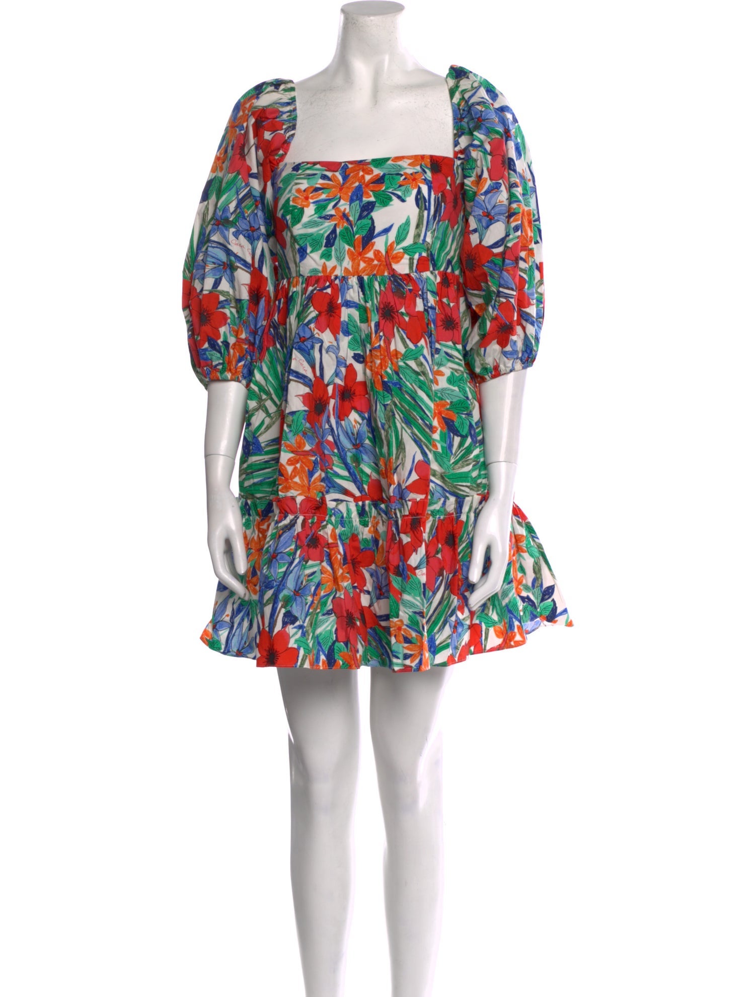 Cara Cara Floral Print Mini Dress