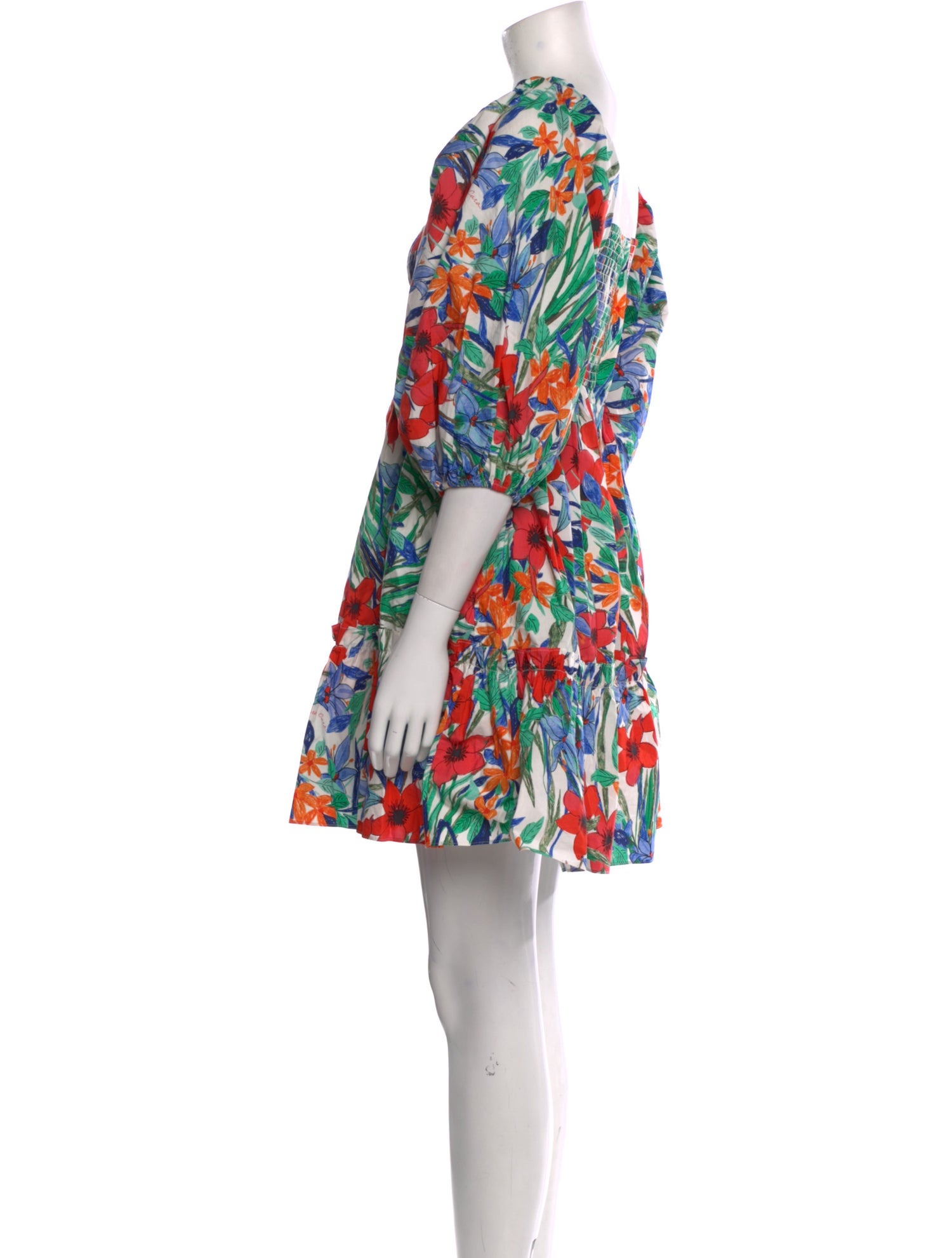 Cara Cara Floral Print Mini Dress