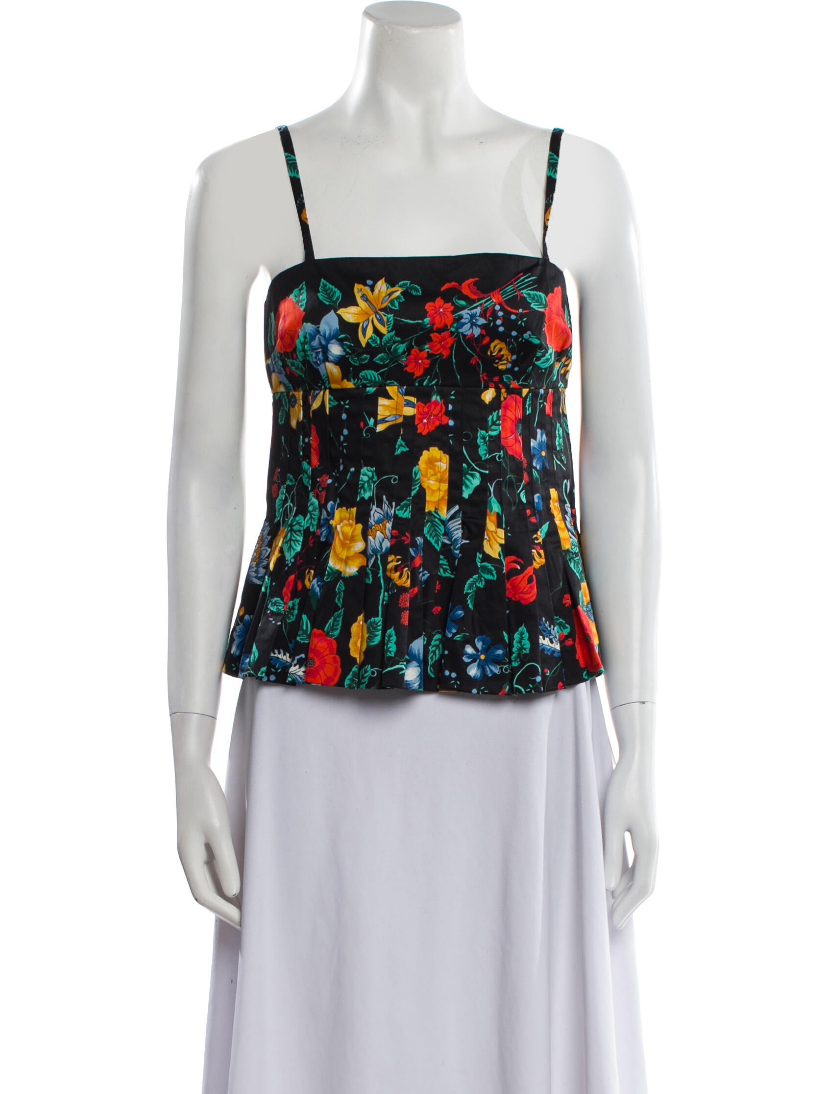 Cara Cara Floral Print Square Neckline Top w/ Tags