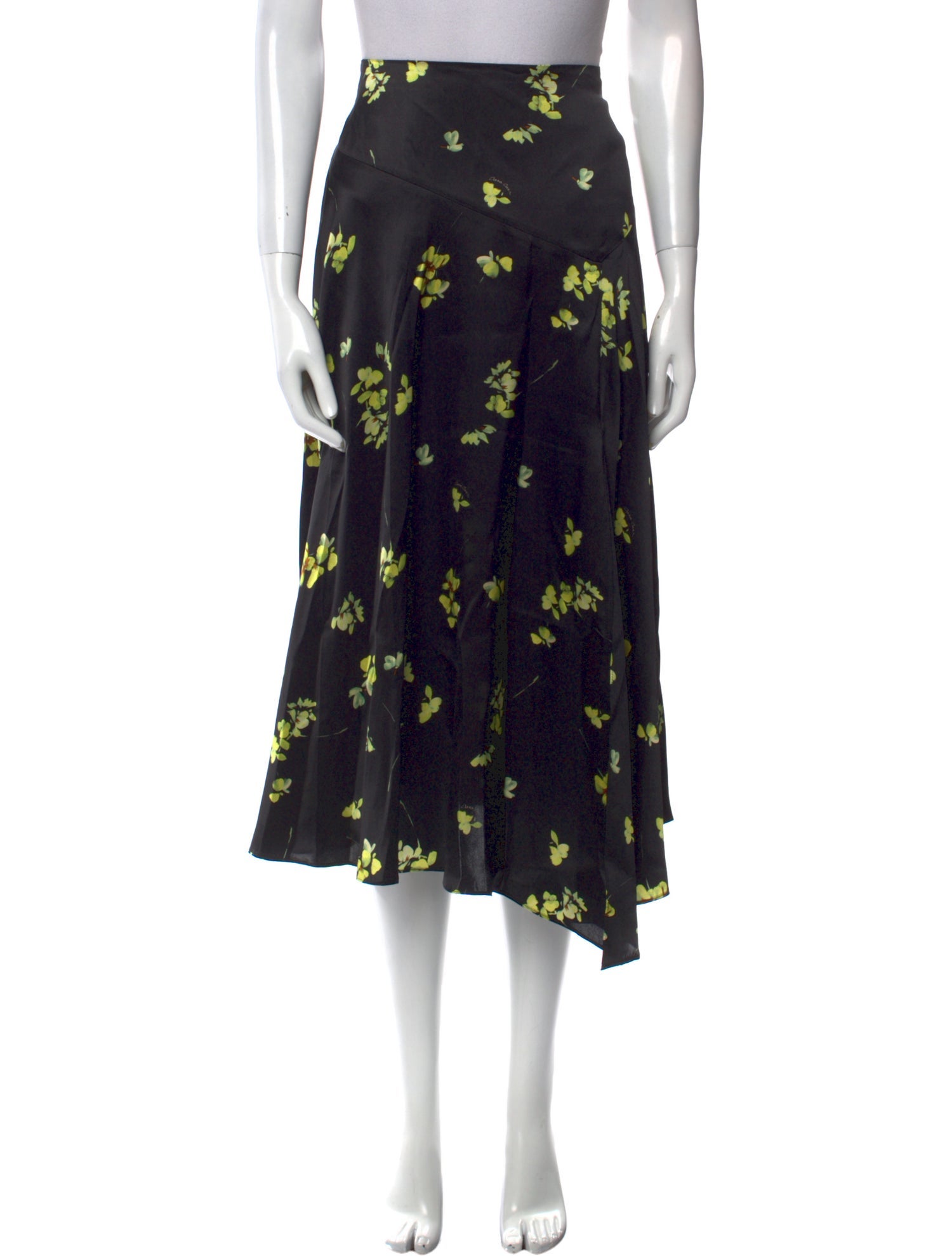 Cara Cara Silk Midi Length Skirt