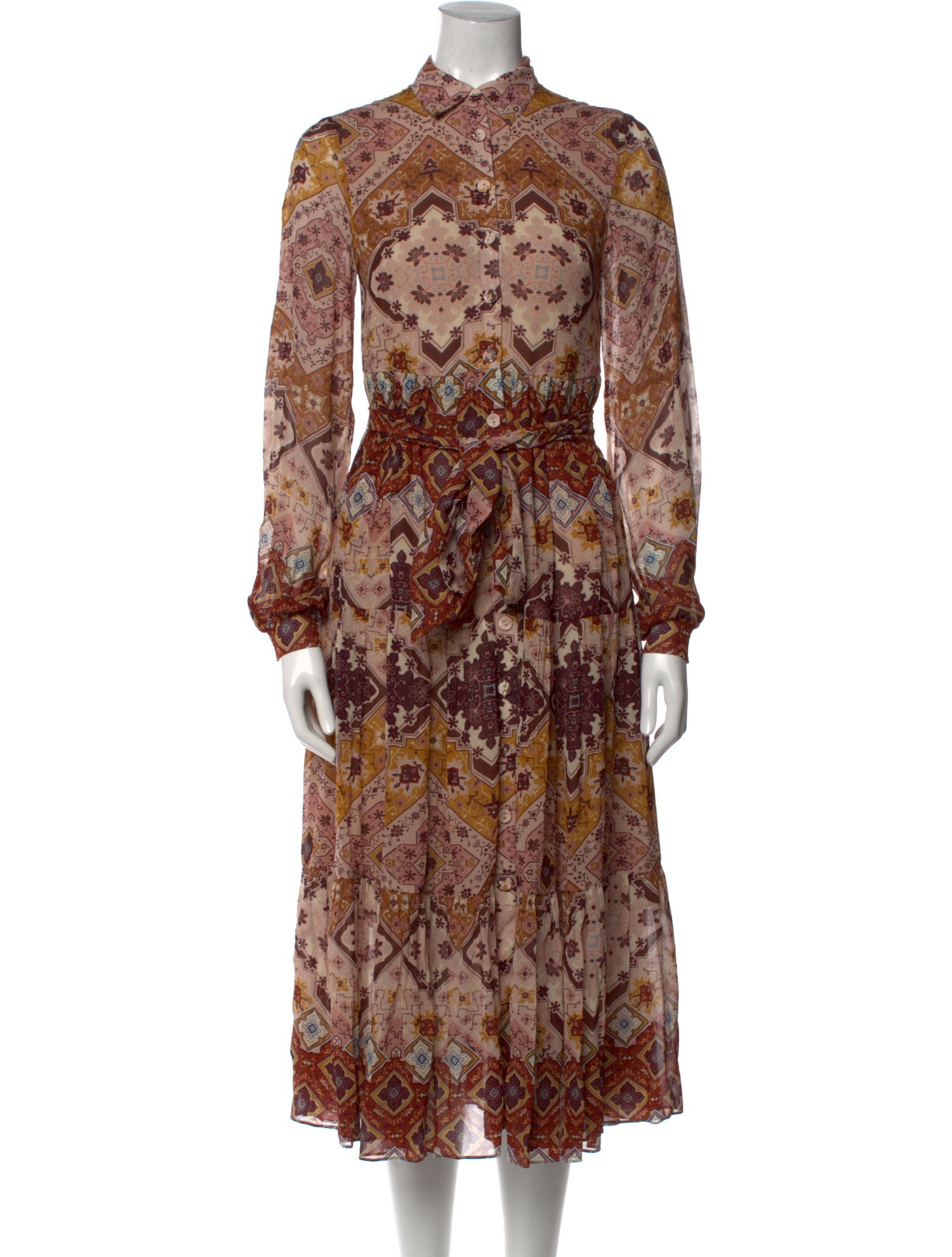 Cara Cara Paisley Print Long Dress