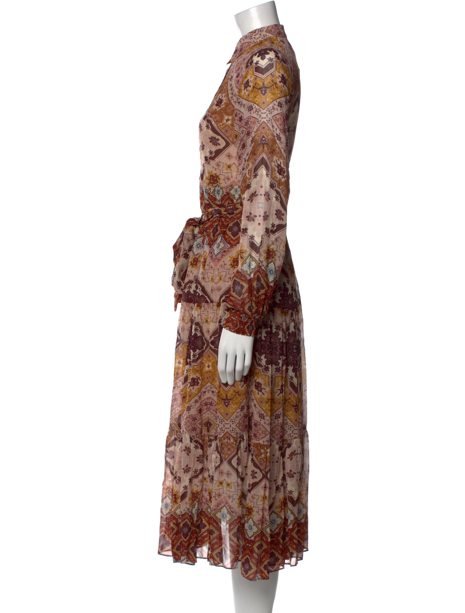 Cara Cara Paisley Print Long Dress