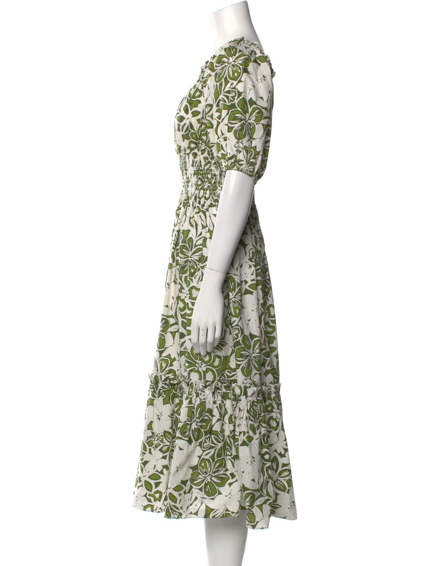 Cara Cara Floral Print Midi Length Dress