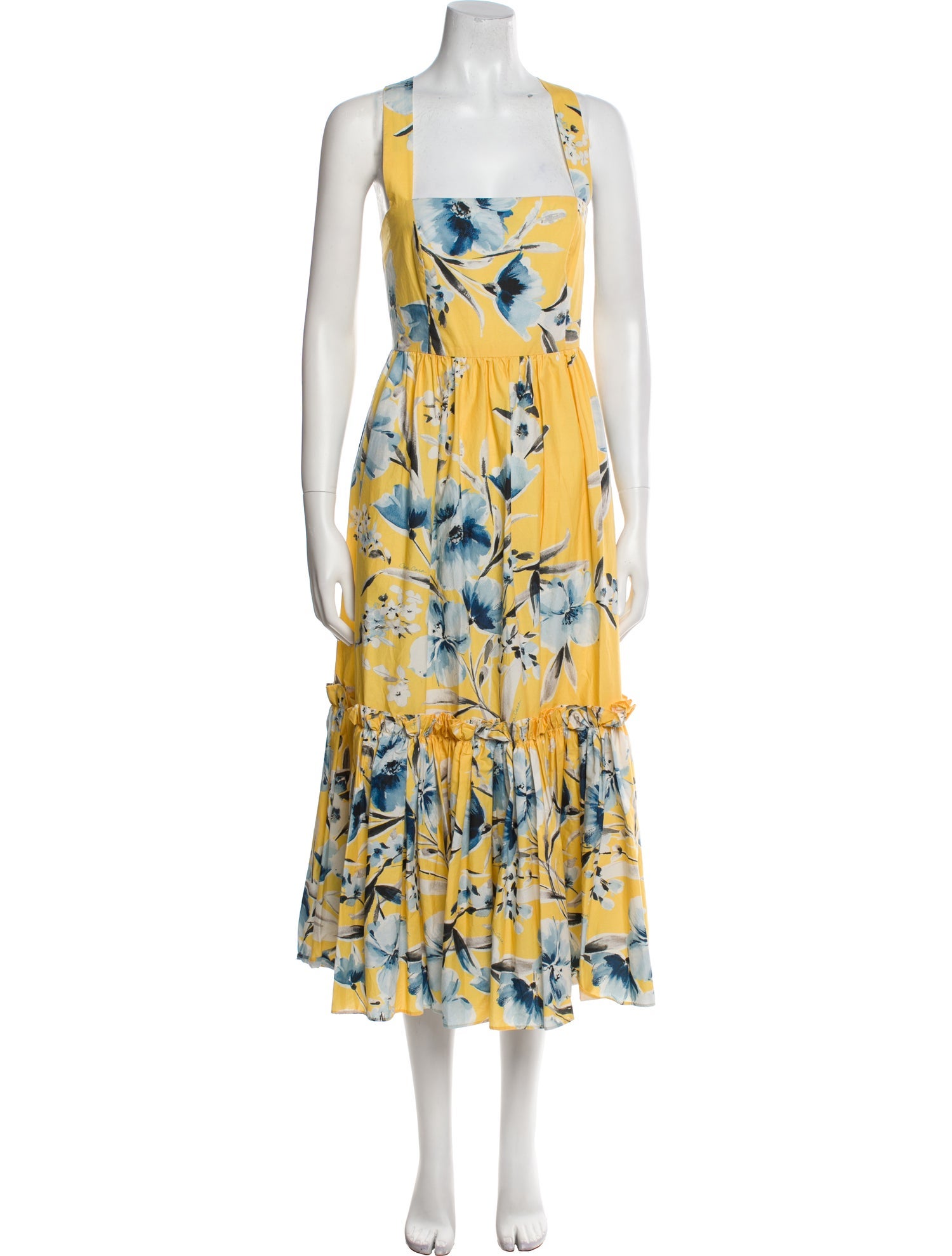 Cara Cara Floral Print Midi Length Dress