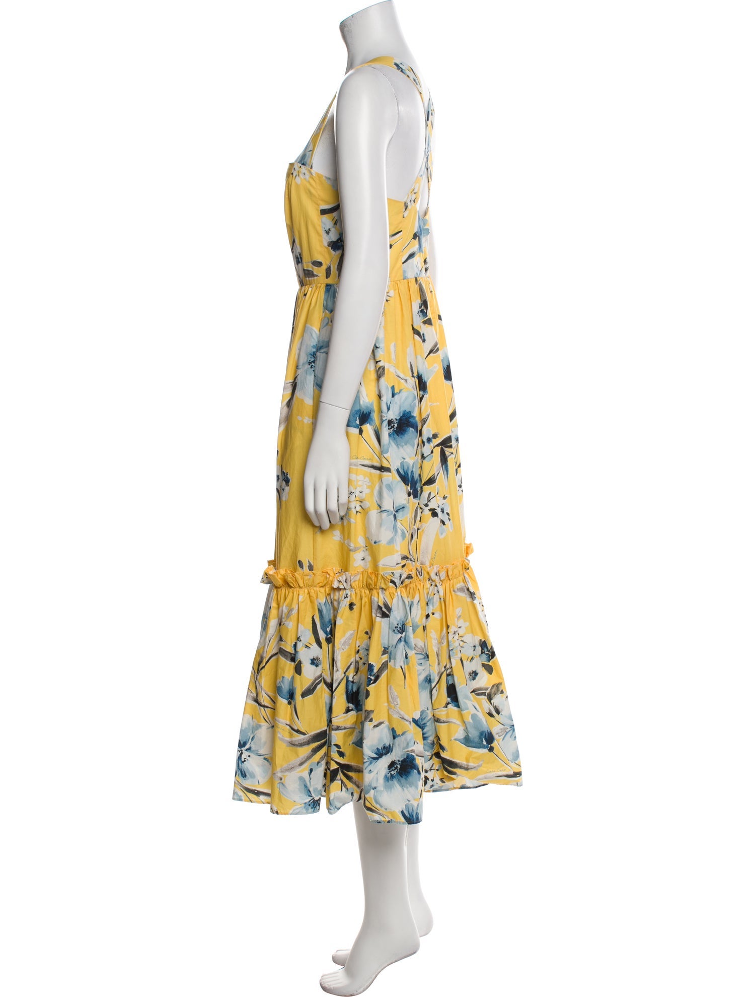 Cara Cara Floral Print Midi Length Dress