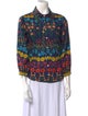 Cara Cara Floral Print Three-Quarter Sleeve Blouse