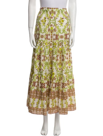 Cara Cara Floral Print Midi Length Skirt