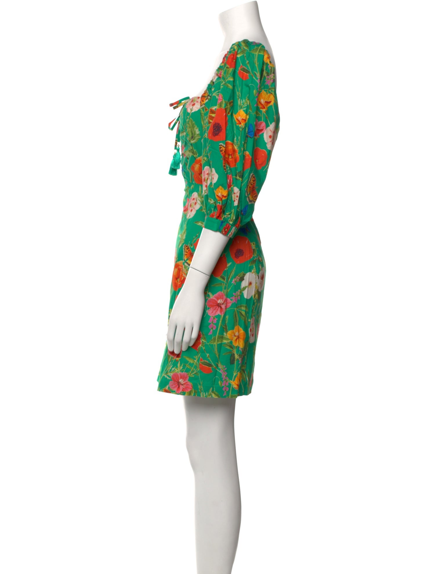 Cara Cara Floral Print Mini Dress w/ Tags