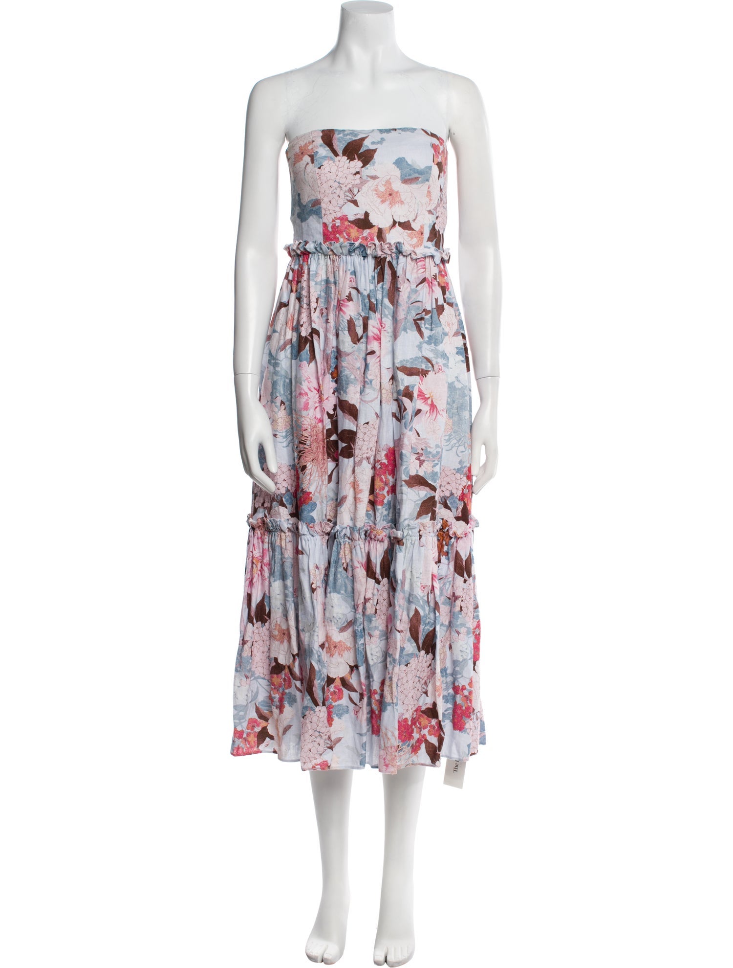 Cara Cara Linen Midi Length Dress