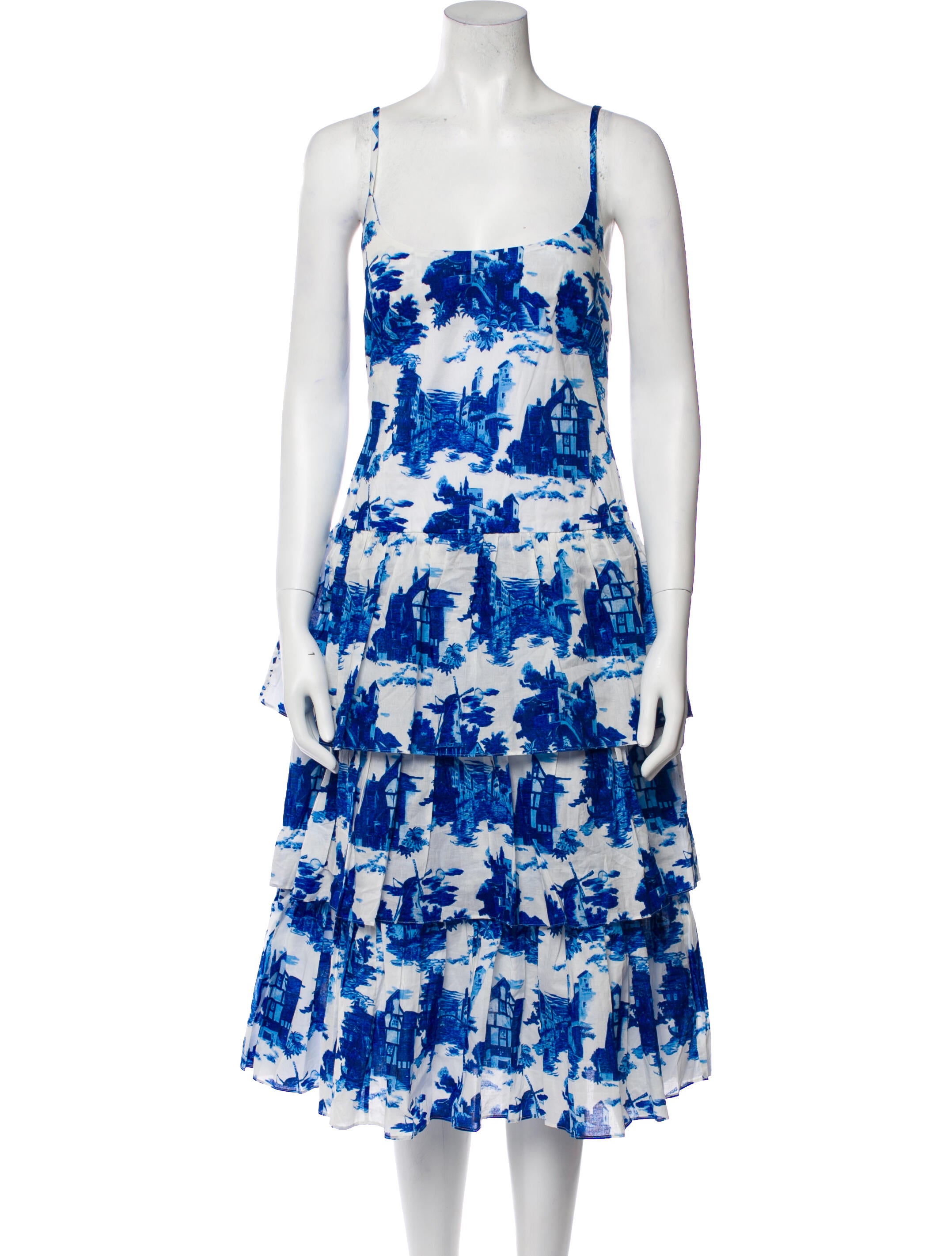Cara Cara Floral Print Midi Length Dress w/ Tags