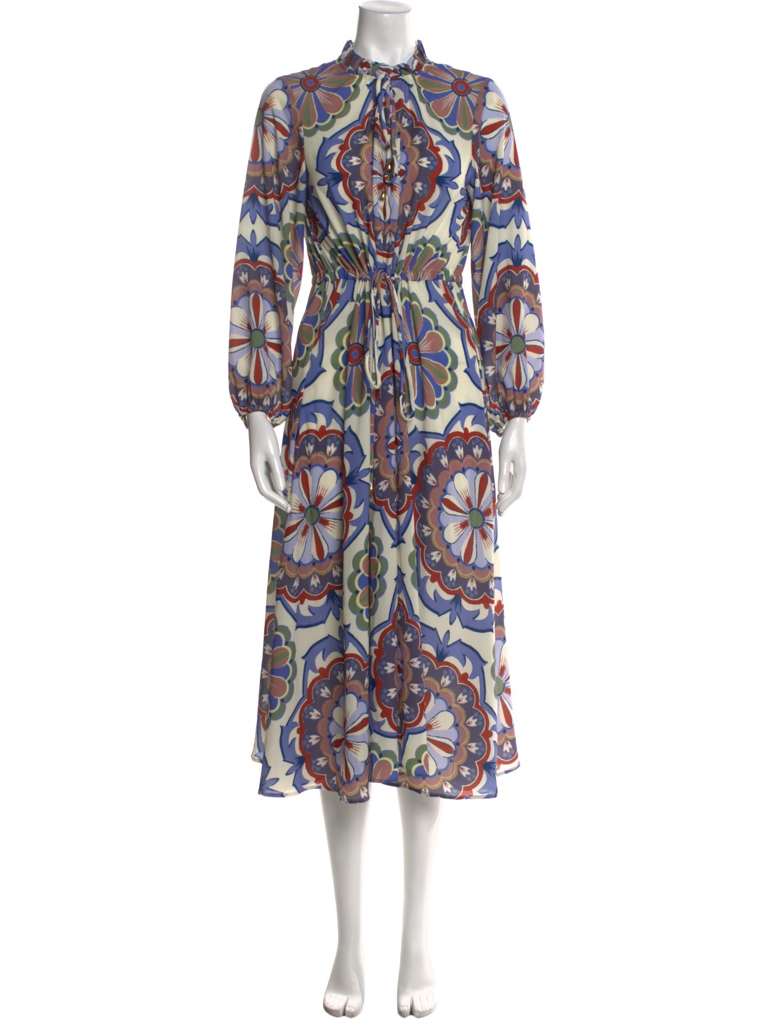 TORY BURCH ワンピース 服 Floral cotton midi dress957692 Tory Burch Floral cotton midi dress 8 - Dresses & Skirts