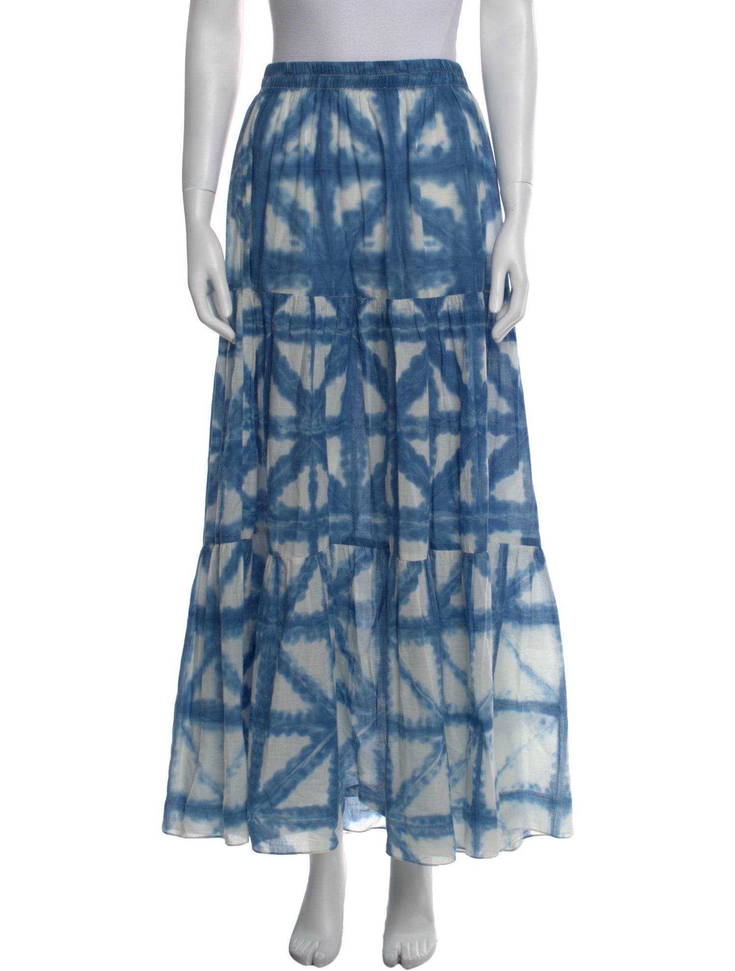 Cara Cara Tie-Dye Print Midi Length Skirt