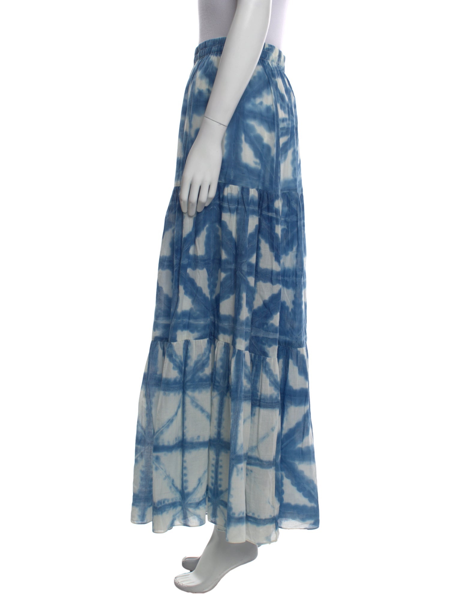 Cara Cara Tie-Dye Print Midi Length Skirt