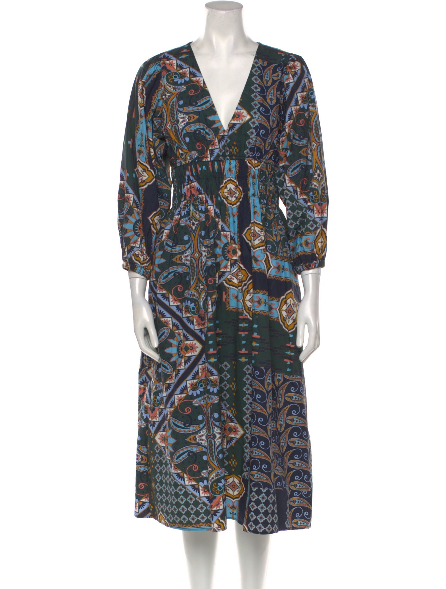 Cara Cara Printed Midi Length Dress