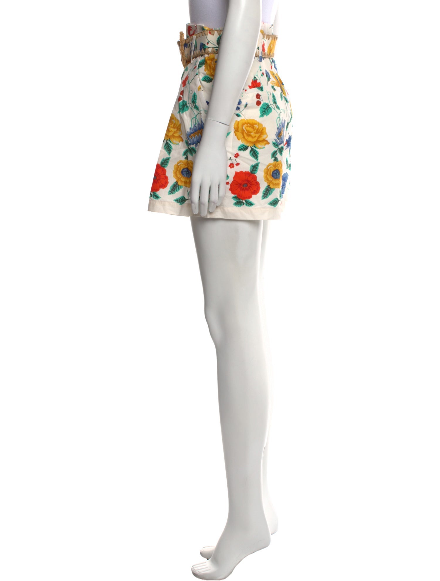 Cara Cara Floral Print Mini Shorts w/ Tags