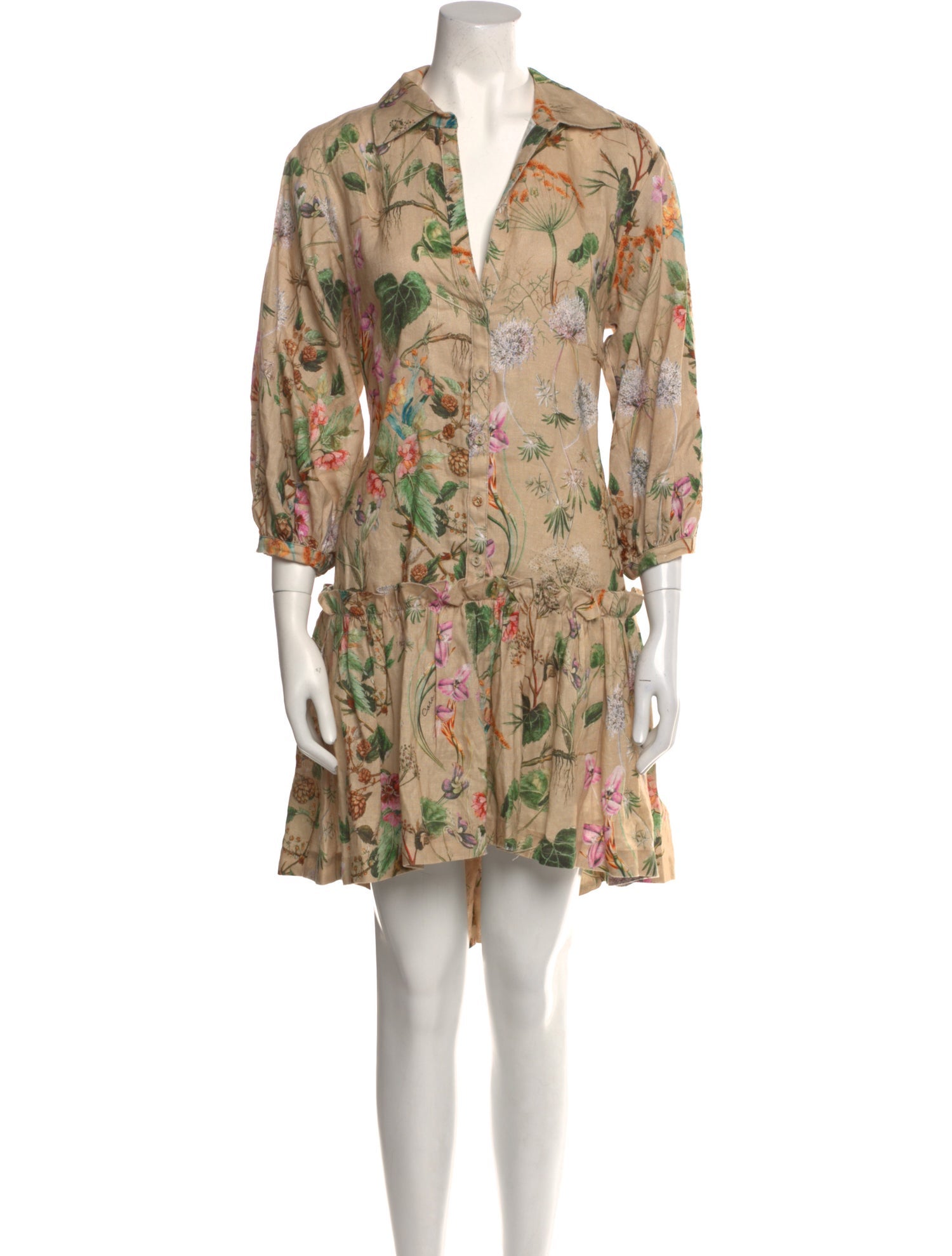 Cara Cara Linen Knee-Length Dress