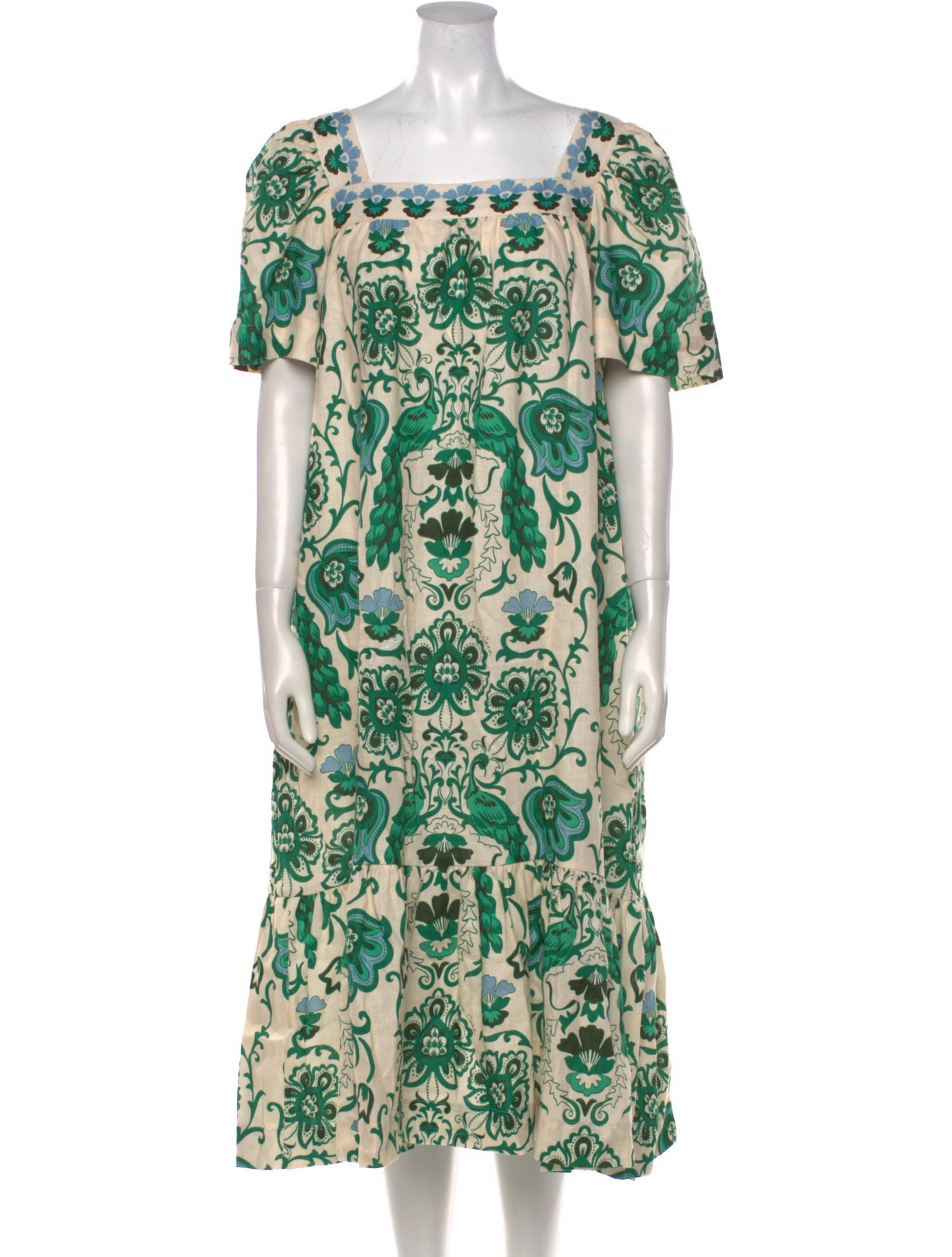 Cara Cara Linen Midi Length Dress