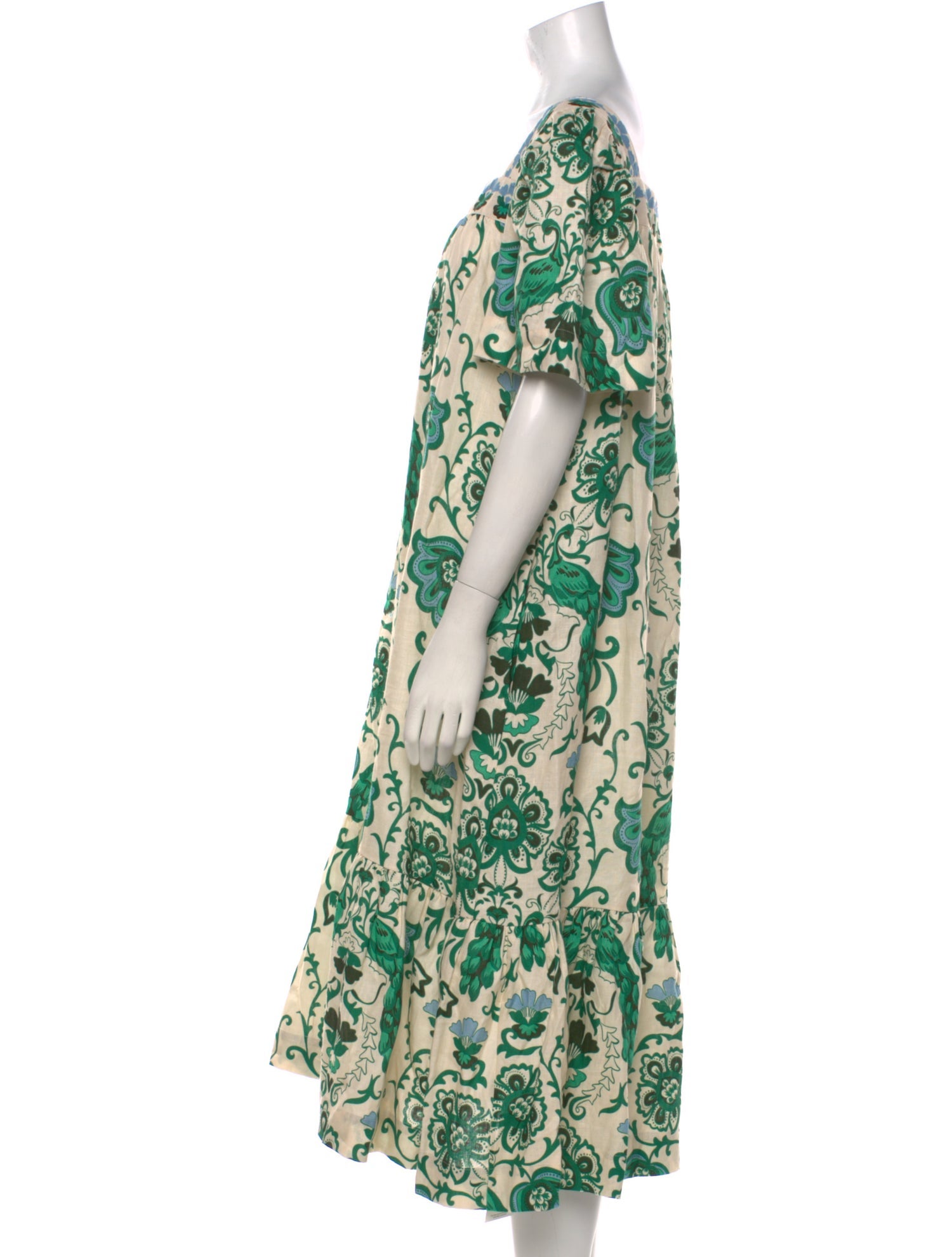 Cara Cara Linen Midi Length Dress