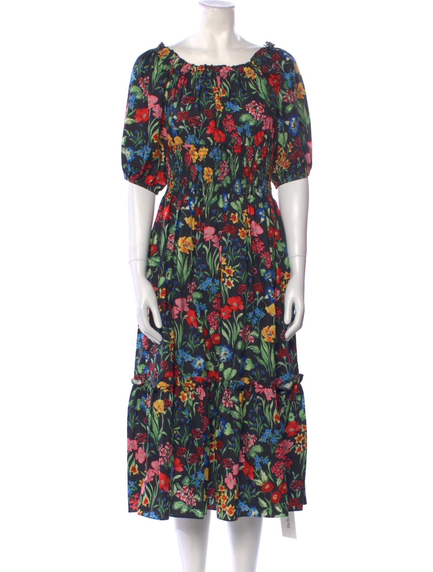 Cara Cara Floral Print Midi Length Dress