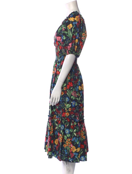 Cara Cara Floral Print Midi Length Dress