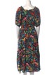 Cara Cara Floral Print Midi Length Dress