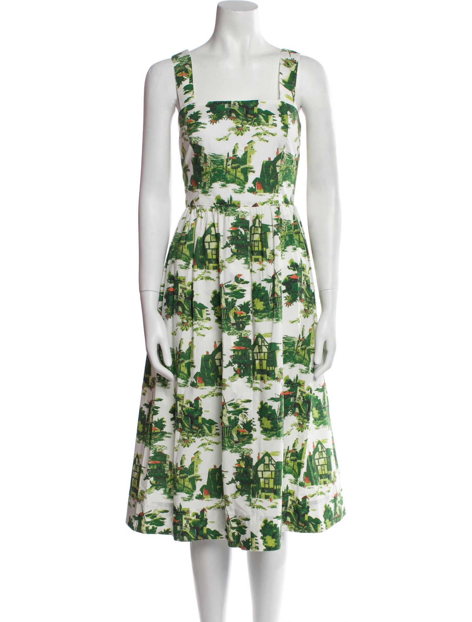 Cara Cara Floral Print Midi Length Dress