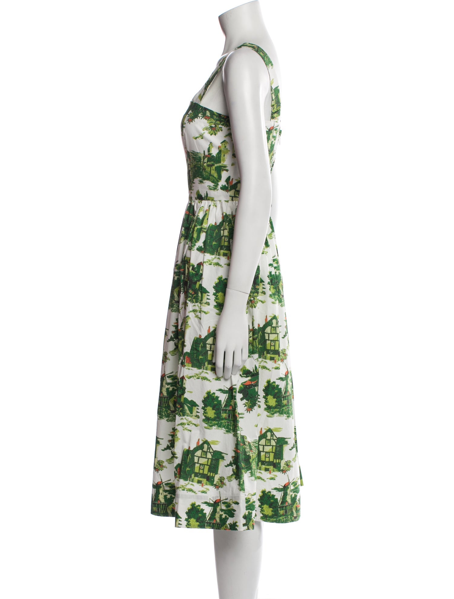 Cara Cara Floral Print Midi Length Dress