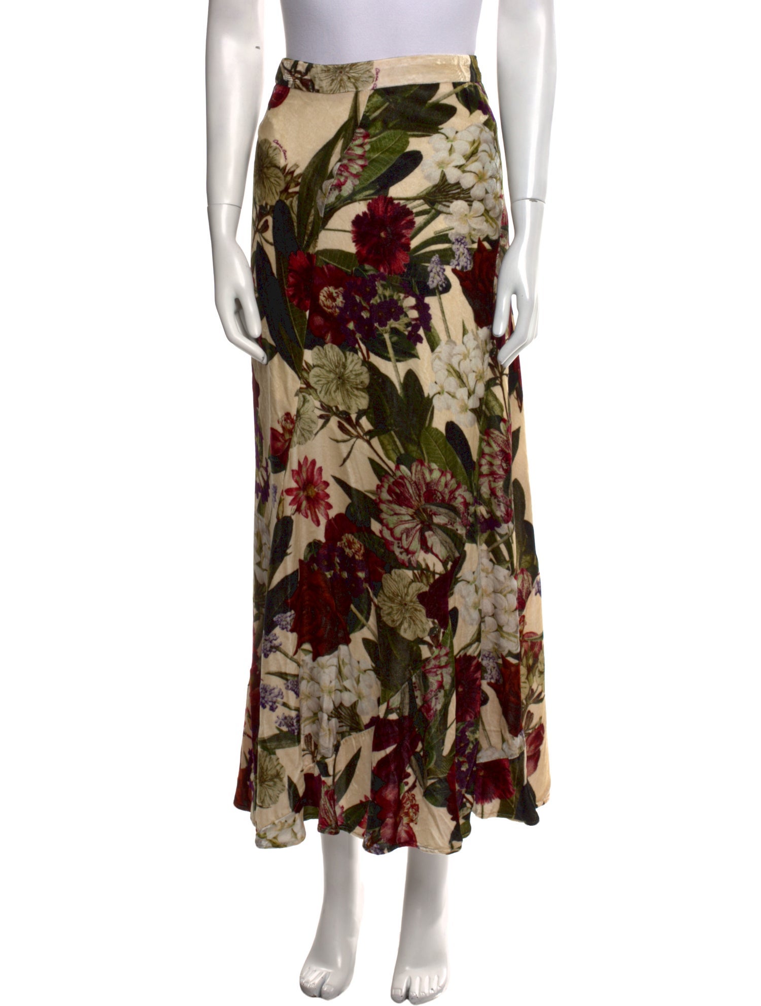 Cara Cara Floral Print Midi Length Skirt