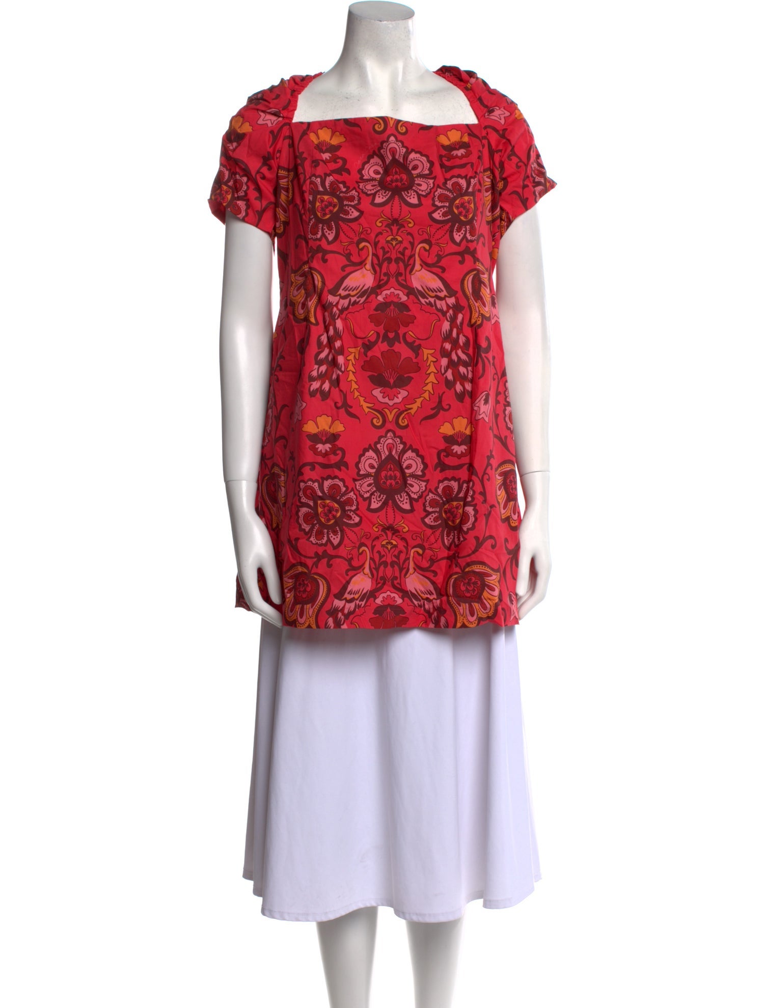 Cara Cara Printed Square Neckline Tunic w/ Tags