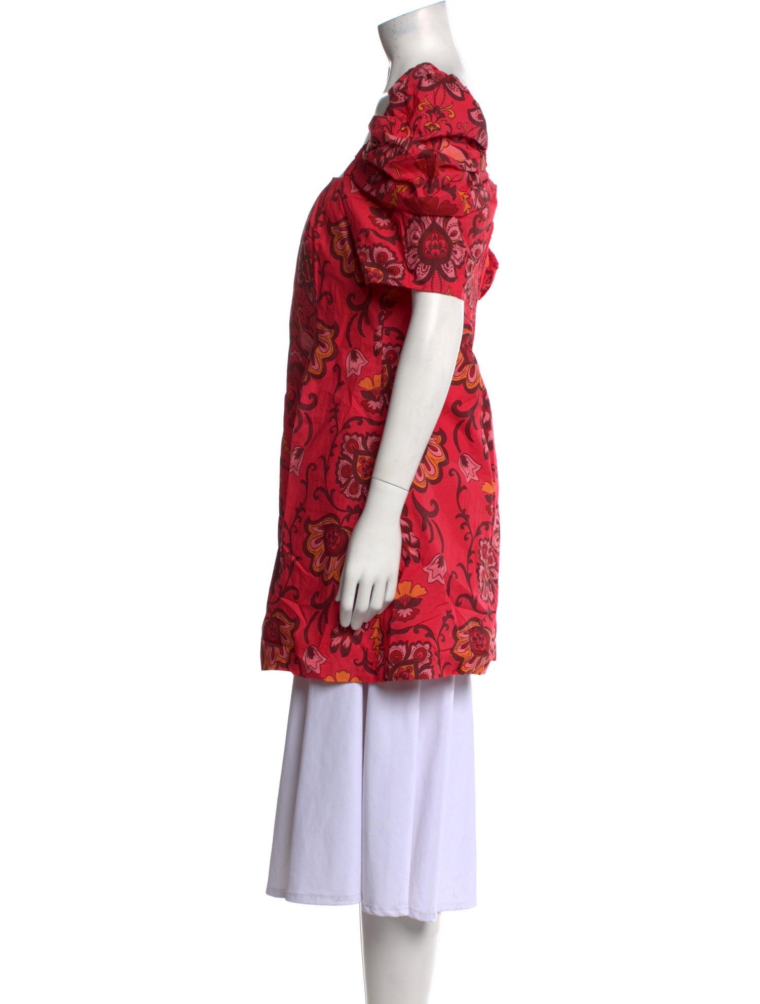 Cara Cara Printed Square Neckline Tunic w/ Tags