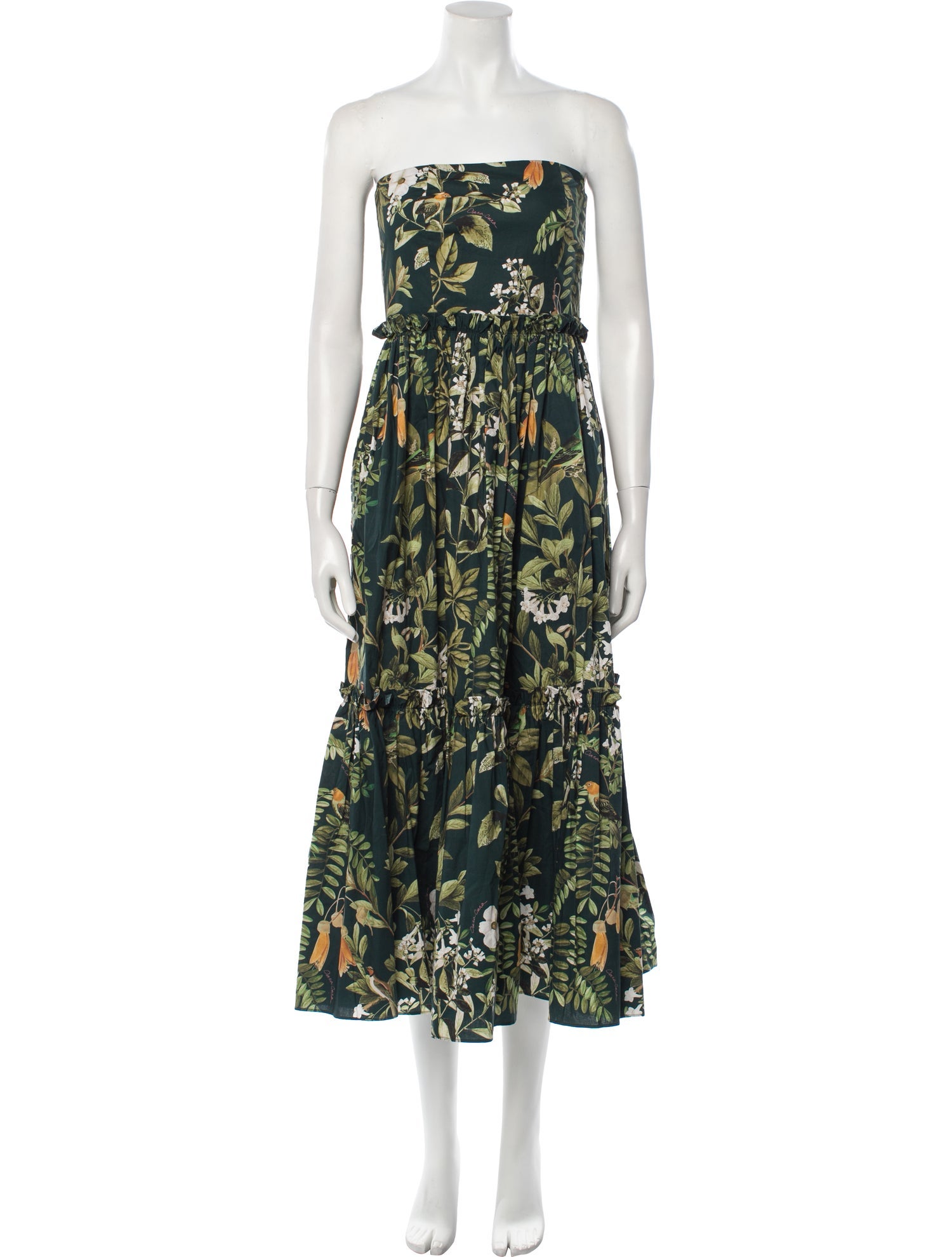 Cara Cara Floral Print Midi Length Dress